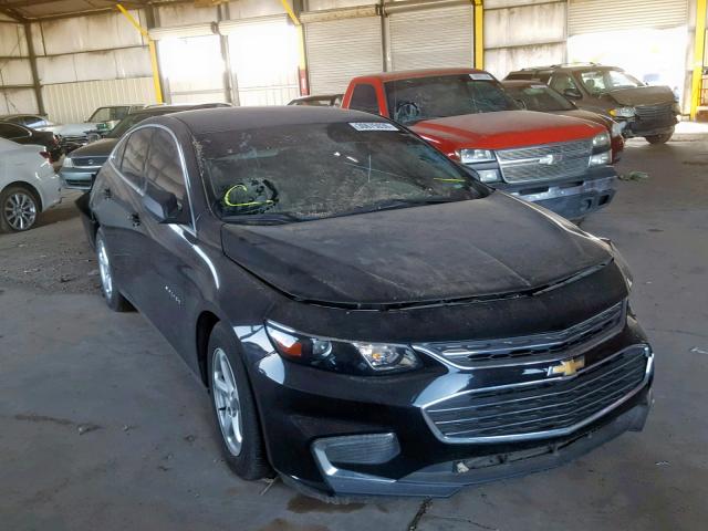 1G1ZB5ST3GF201803 - 2016 CHEVROLET MALIBU LS BLACK photo 1