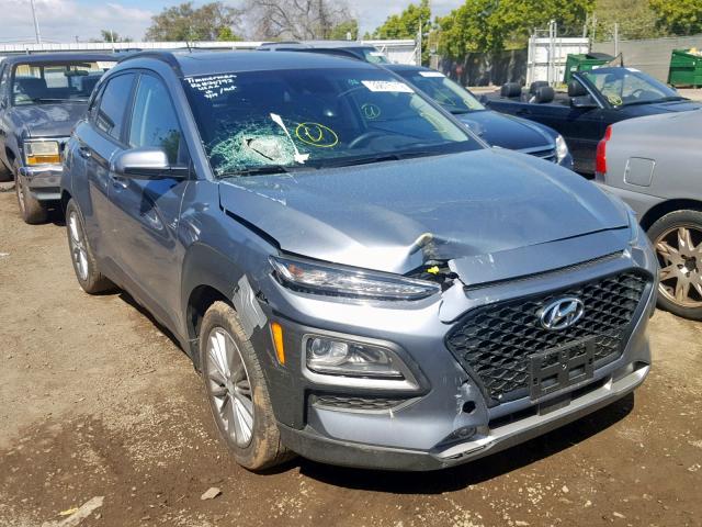 KM8K62AA0JU158208 - 2018 HYUNDAI KONA SEL GRAY photo 1