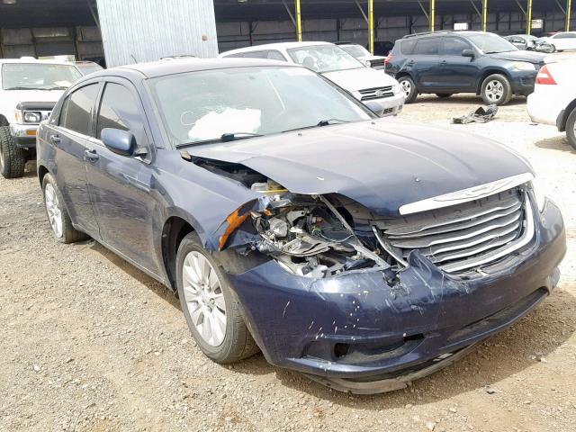 1C3CCBAB3DN606499 - 2013 CHRYSLER 200 LX BLUE photo 1