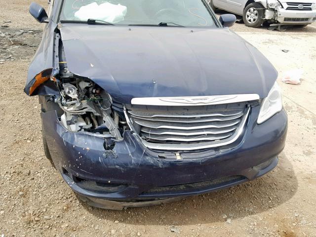 1C3CCBAB3DN606499 - 2013 CHRYSLER 200 LX BLUE photo 9