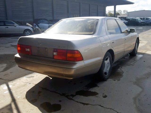 JT8BH28F7W0128118 - 1998 LEXUS LS 400 GOLD photo 4