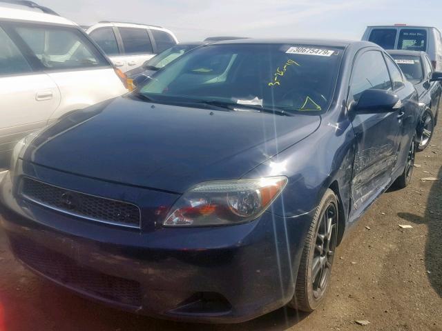JTKDE167360075340 - 2006 TOYOTA SCION TC BLUE photo 2