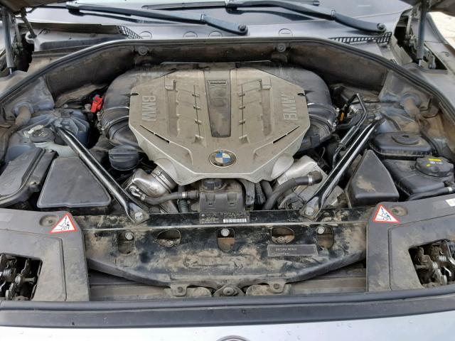 WBASN4C53AC209397 - 2010 BMW 550 GT GRAY photo 7