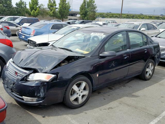 1G8AL55B17Z119114 - 2007 SATURN ION LEVEL BLACK photo 2