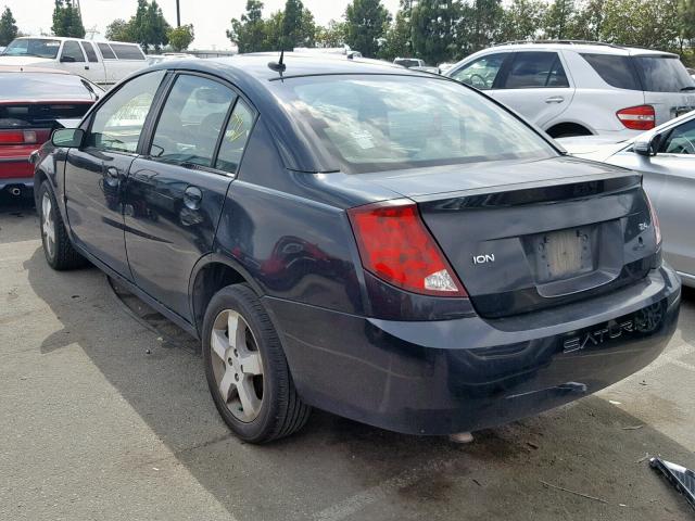 1G8AL55B17Z119114 - 2007 SATURN ION LEVEL BLACK photo 3