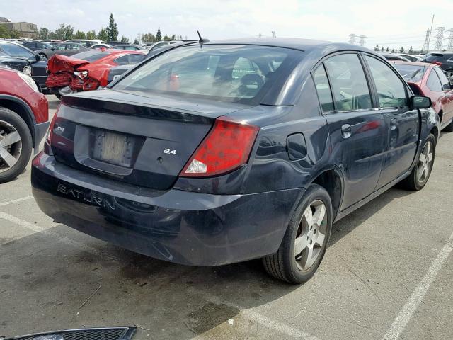 1G8AL55B17Z119114 - 2007 SATURN ION LEVEL BLACK photo 4