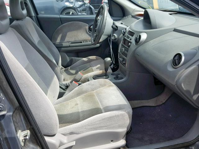 1G8AL55B17Z119114 - 2007 SATURN ION LEVEL BLACK photo 5