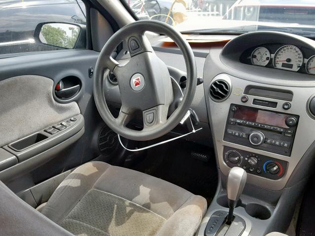 1G8AL55B17Z119114 - 2007 SATURN ION LEVEL BLACK photo 9