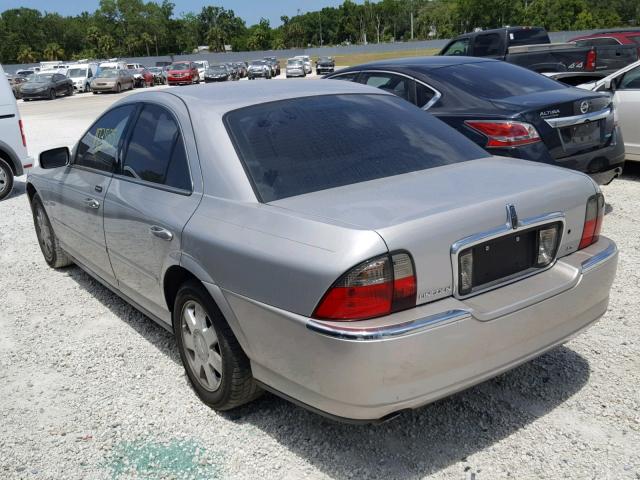 1LNHM86S94Y648583 - 2004 LINCOLN LS فضي صورة 3