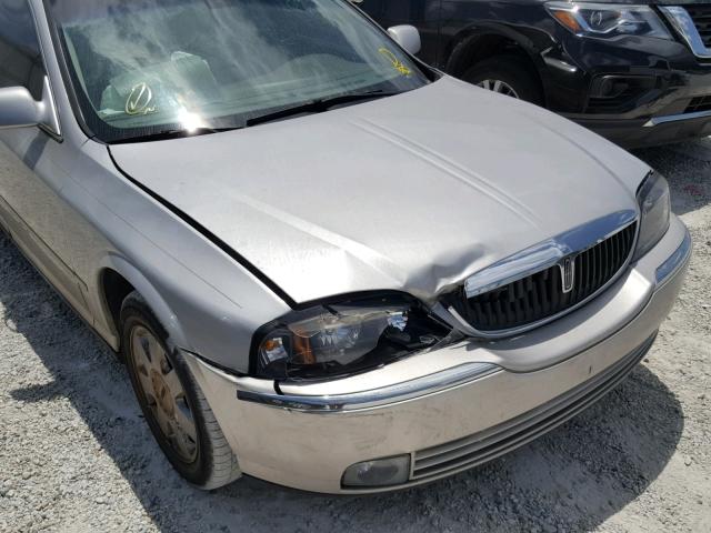 1LNHM86S94Y648583 - 2004 LINCOLN LS فضي صورة 9