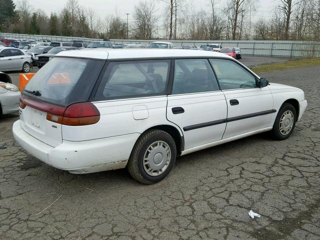 4S3BK435XV7306381 - 1997 SUBARU LEGACY L WHITE photo 4