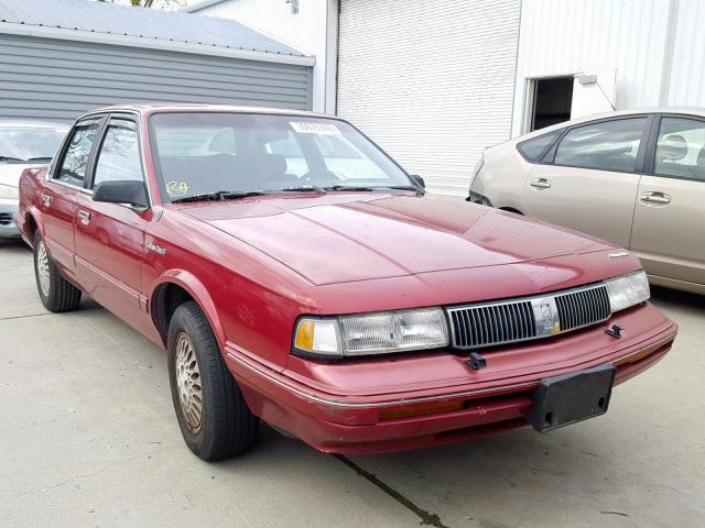 1G3AG55M7R6314568 - 1994 OLDSMOBILE CUTLASS CI BURGUNDY photo 1