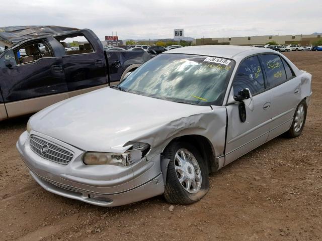 2G4WB55K521217932 - 2002 BUICK REGAL LS SILVER photo 2