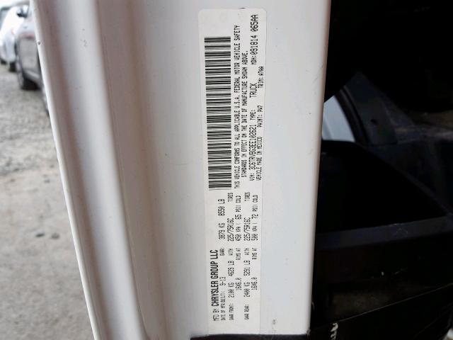 3C6TRVBG3EE102621 - 2014 RAM PROMASTER 白色 照片 10