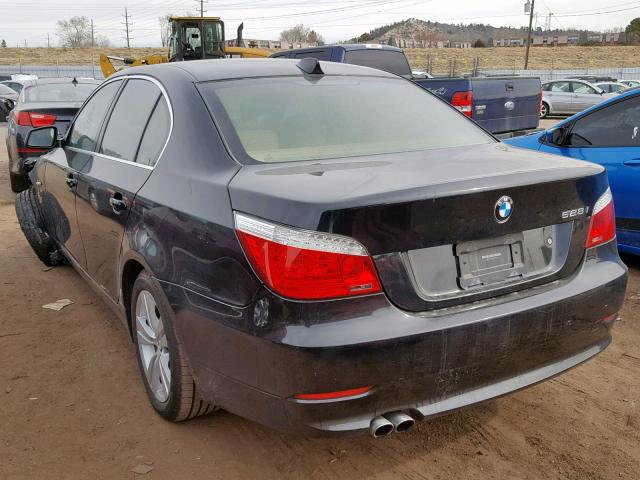 WBANV1C50AC444268 - 2010 BMW 528 XI BLACK photo 3