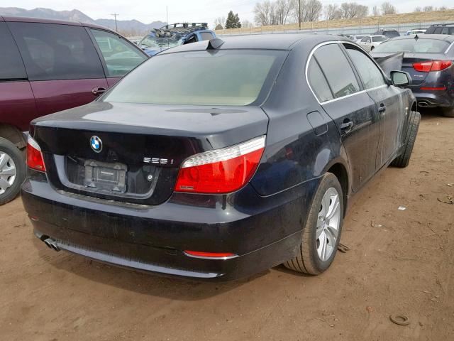 WBANV1C50AC444268 - 2010 BMW 528 XI BLACK photo 4