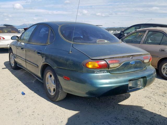 1FALP52U3VG244364 - 1997 FORD TAURUS GL GREEN photo 3