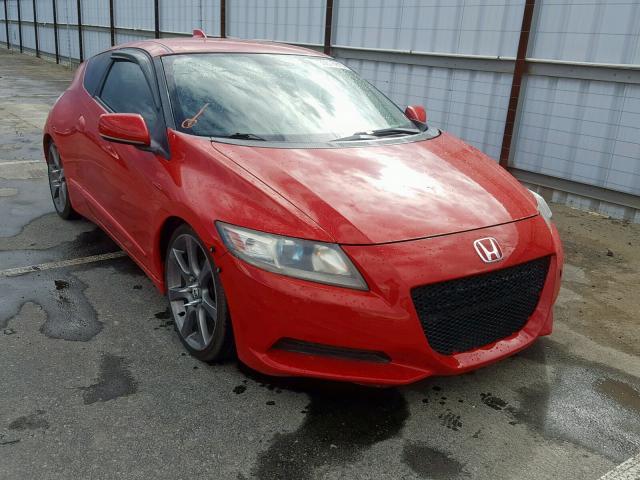 JHMZF1C48BS015300 - 2011 HONDA CR-Z RED photo 1