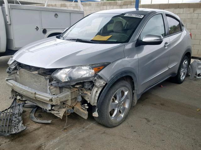 3CZRU5H58GM705039 - 2016 HONDA HR-V EX SILVER photo 2