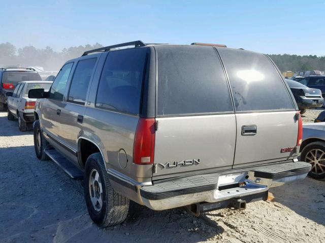 1GKEK13R0XJ726868 - 1999 GMC YUKON TAN photo 3