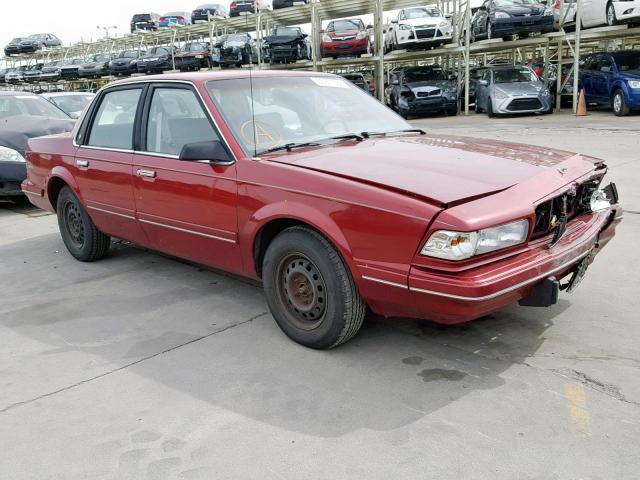 1G4AG55M1T6493077 - 1996 BUICK CENTURY SP MAROON photo 1