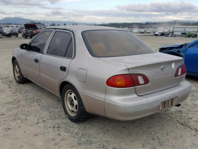 1NXBR12E6WZ046006 - 1998 TOYOTA COROLLA VE TAN photo 3