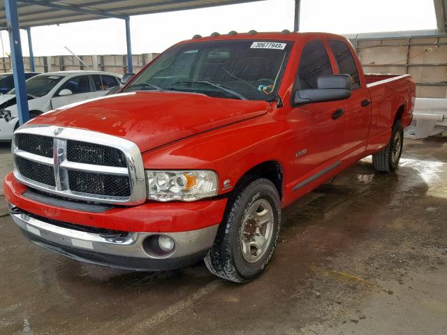 3D7KA28693G742218 - 2003 DODGE RAM 2500 S Կարմիր լուսանկար 2