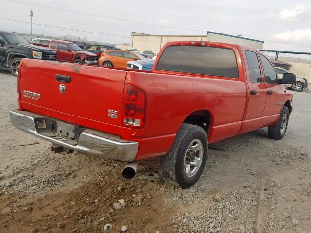 3D7KA28693G742218 - 2003 DODGE RAM 2500 S RED photo 4