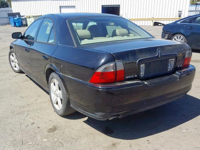 1LNFM87A36Y616762 - 2006 LINCOLN LS BLACK photo 3