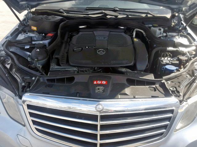 WDDHF5KB6DA706604 - 2013 MERCEDES-BENZ E 350 SILVER photo 7