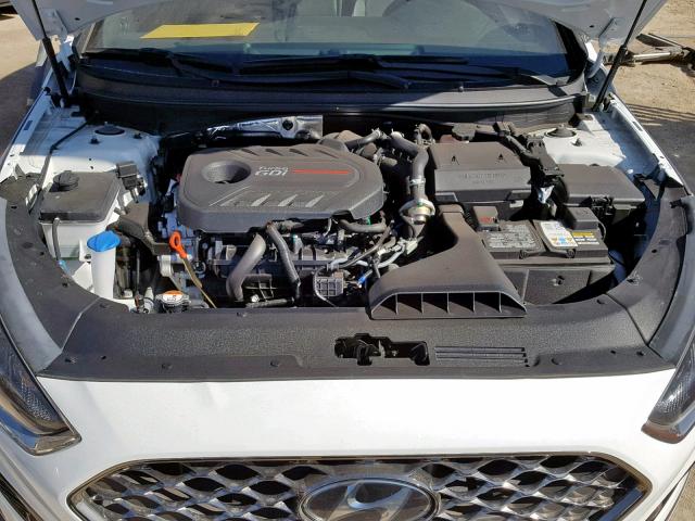 5NPE34AB3JH692506 - 2018 HYUNDAI SONATA SPO WHITE photo 7