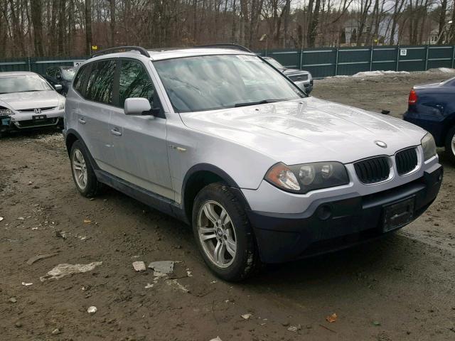 WBXPA73474WC39377 - 2004 BMW X3 2.5I SILVER photo 1