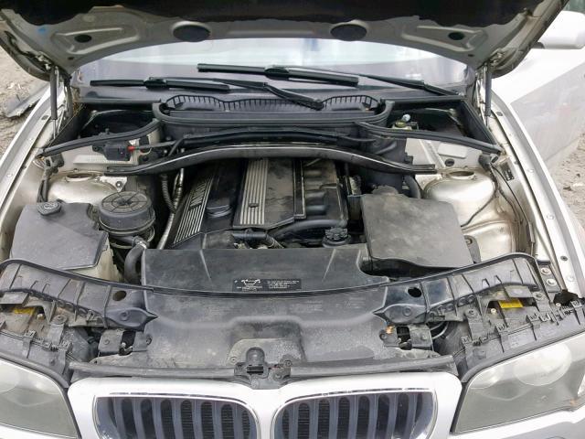 WBXPA73474WC39377 - 2004 BMW X3 2.5I SILVER photo 7