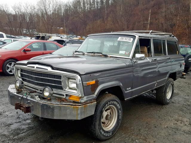 1JCNJ15U5JT099904 - 1988 JEEP GRAND WAGO GRAY photo 2