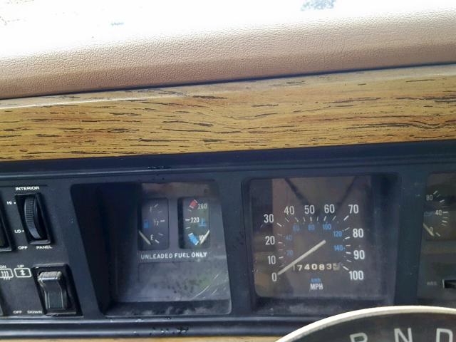 1JCNJ15U5JT099904 - 1988 JEEP GRAND WAGO GRAY photo 8