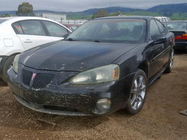 2G2WP522841133993 - 2004 PONTIAC GRAND PRIX BLACK photo 2