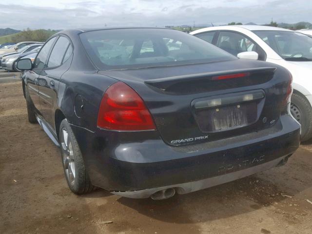 2G2WP522841133993 - 2004 PONTIAC GRAND PRIX BLACK photo 3
