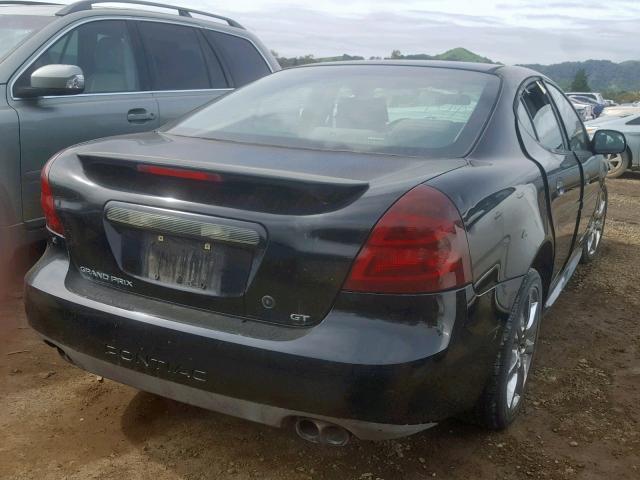 2G2WP522841133993 - 2004 PONTIAC GRAND PRIX BLACK photo 4