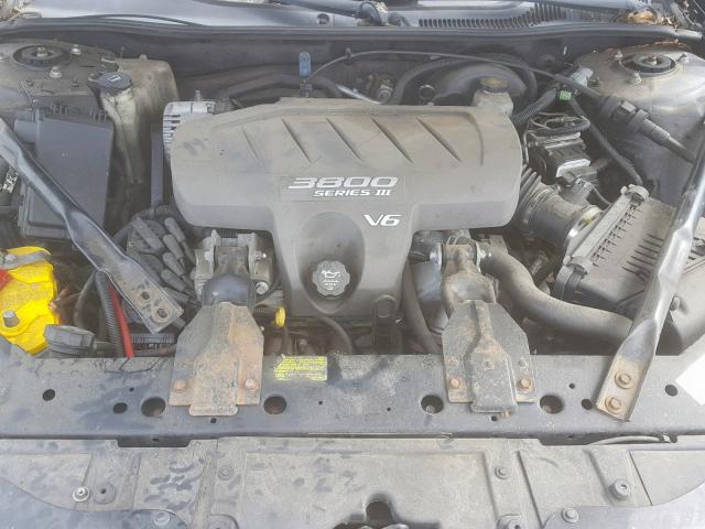 2G2WP522841133993 - 2004 PONTIAC GRAND PRIX BLACK photo 7