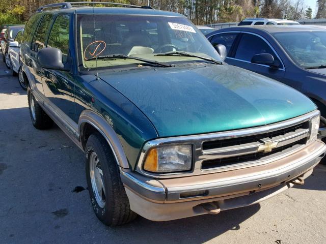 1GNDT13W7T2147561 - 1996 CHEVROLET BLAZER GREEN photo 1