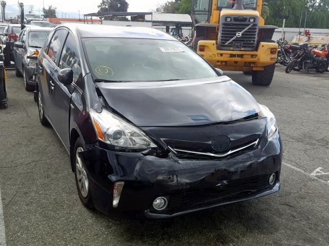 JTDZN3EU4C3134129 - 2012 TOYOTA PRIUS V BLACK photo 1