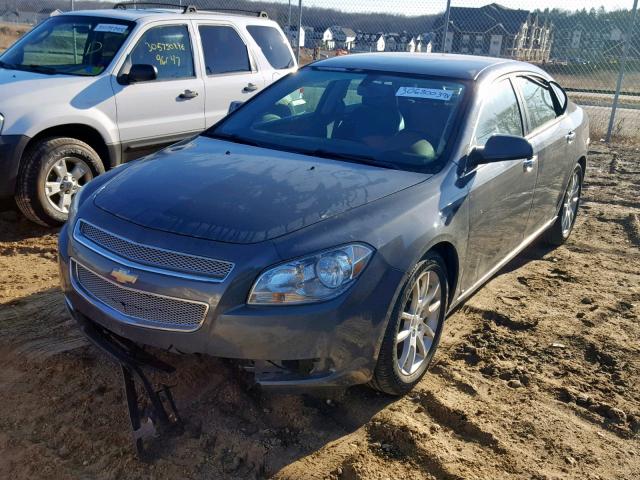 1G1ZK57B29F214027 - 2009 CHEVROLET MALIBU LTZ ნაცრისფერი ფოტო 2