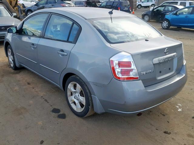 3N1AB61E68L700859 - 2008 NISSAN SENTRA 2.0 SILVER photo 3