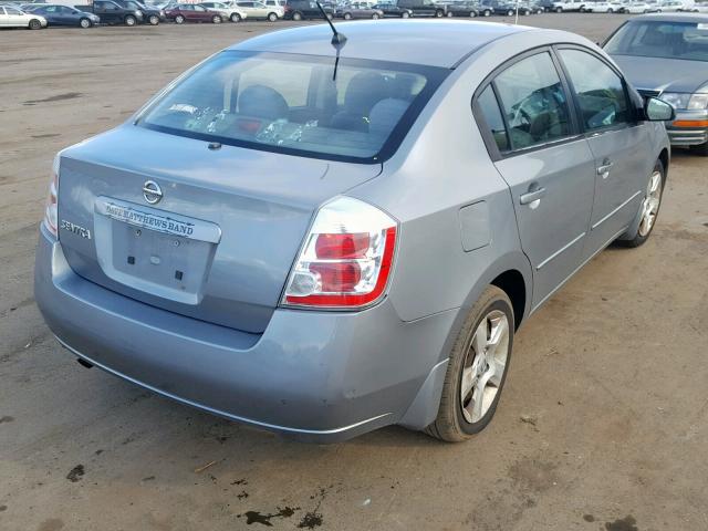 3N1AB61E68L700859 - 2008 NISSAN SENTRA 2.0 SILVER photo 4