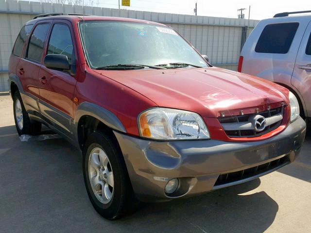 4F2CZ06124KM01806 - 2004 MAZDA TRIBUTE ES წითელი ფოტო 1