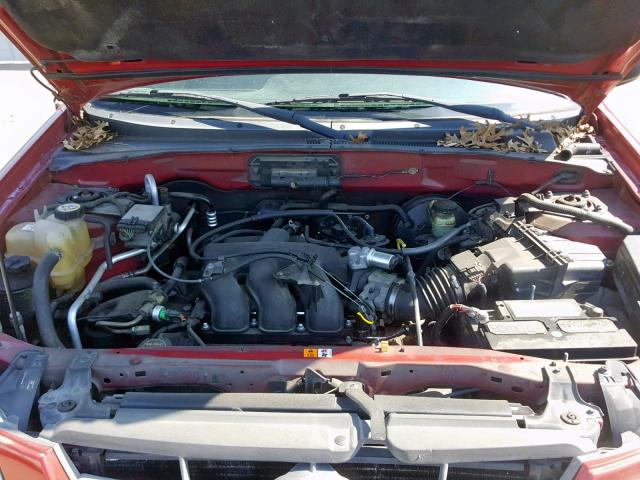 4F2CZ06124KM01806 - 2004 MAZDA TRIBUTE ES წითელი ფოტო 7