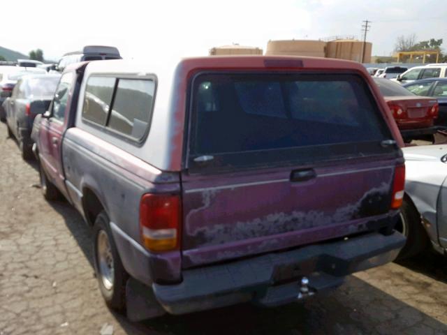 1FTCR10A7RUA93736 - 1994 FORD RANGER PURPLE photo 3