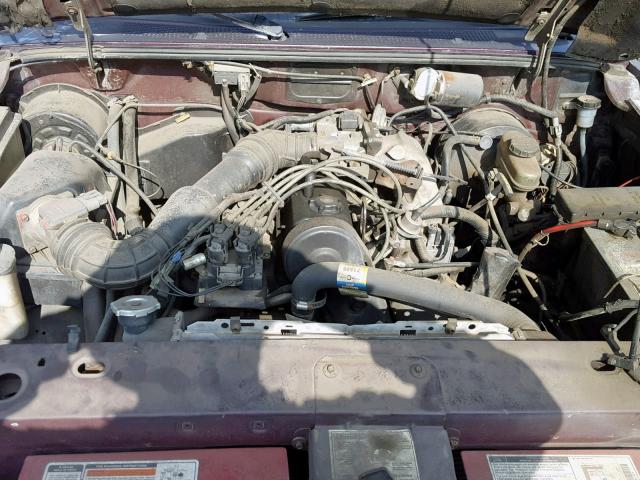 1FTCR10A7RUA93736 - 1994 FORD RANGER PURPLE photo 7