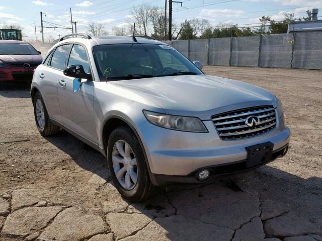 JNRAS08W55X213435 - 2005 INFINITI FX35 SILVER photo 1