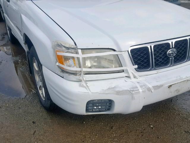 JF1SF65642H752706 - 2002 SUBARU FORESTER S თეთრი ფოტო 9